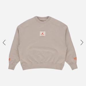 Nike Jordan x Shelflife WMNS Crewneck Sweatshirt Rattan / Total Orange